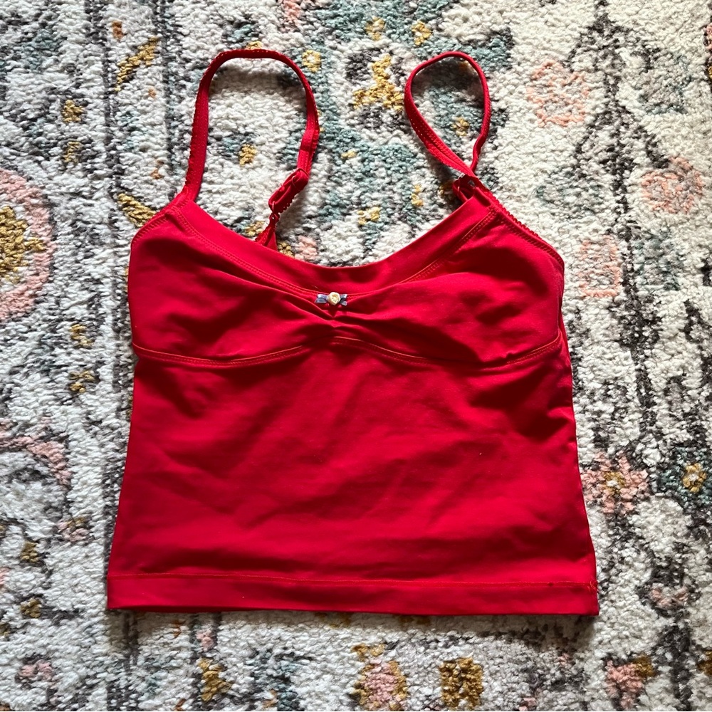 Red Camisole Top free people intimately